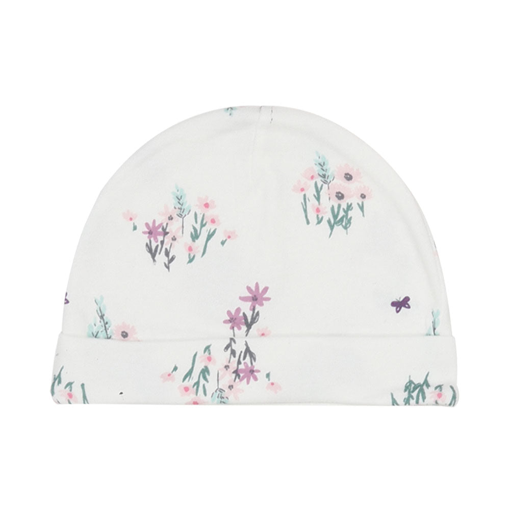 MULTICOLOR BABY GIRL CAPS PK-3