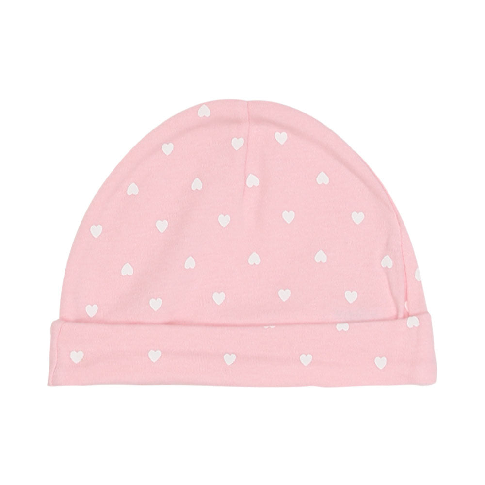 MULTICOLOR BABY GIRL CAPS PK-3