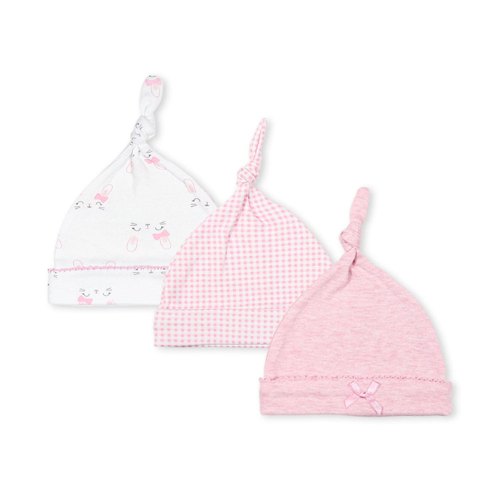 CAPS PK-3 PINK KITTY KNOTTED
