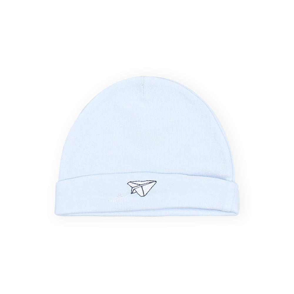 BABY CAPS PK-3 NAVY CLOUDS & AEROPLANE