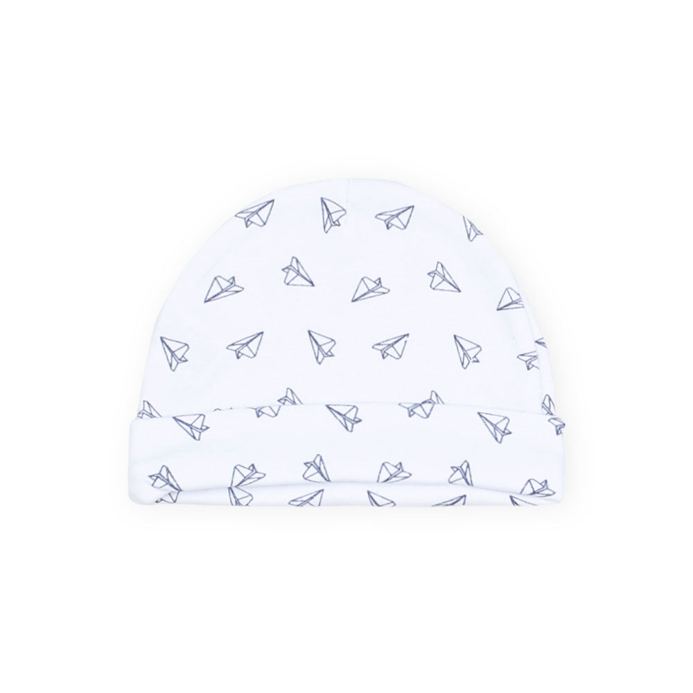 BABY CAPS PK-3 NAVY CLOUDS & AEROPLANE
