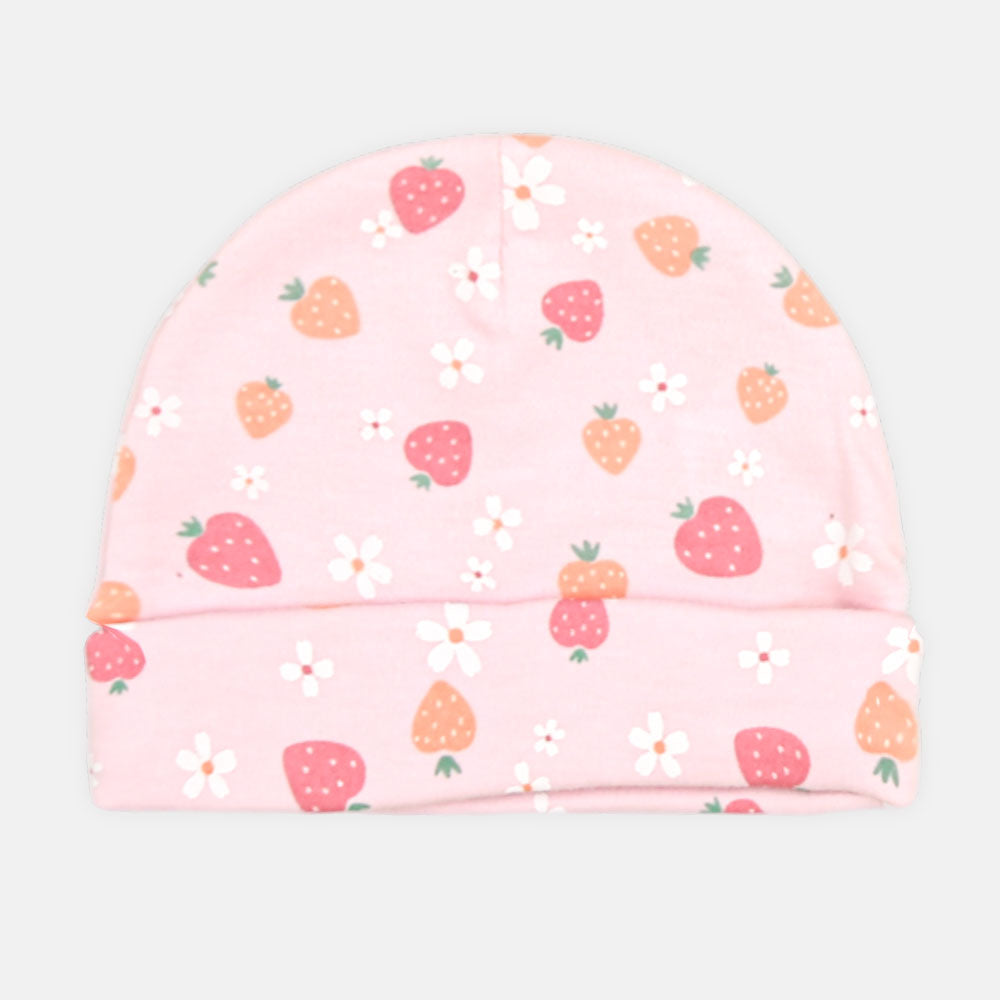 BABY CAPS PK-3 STRAWBERRY SWEETS