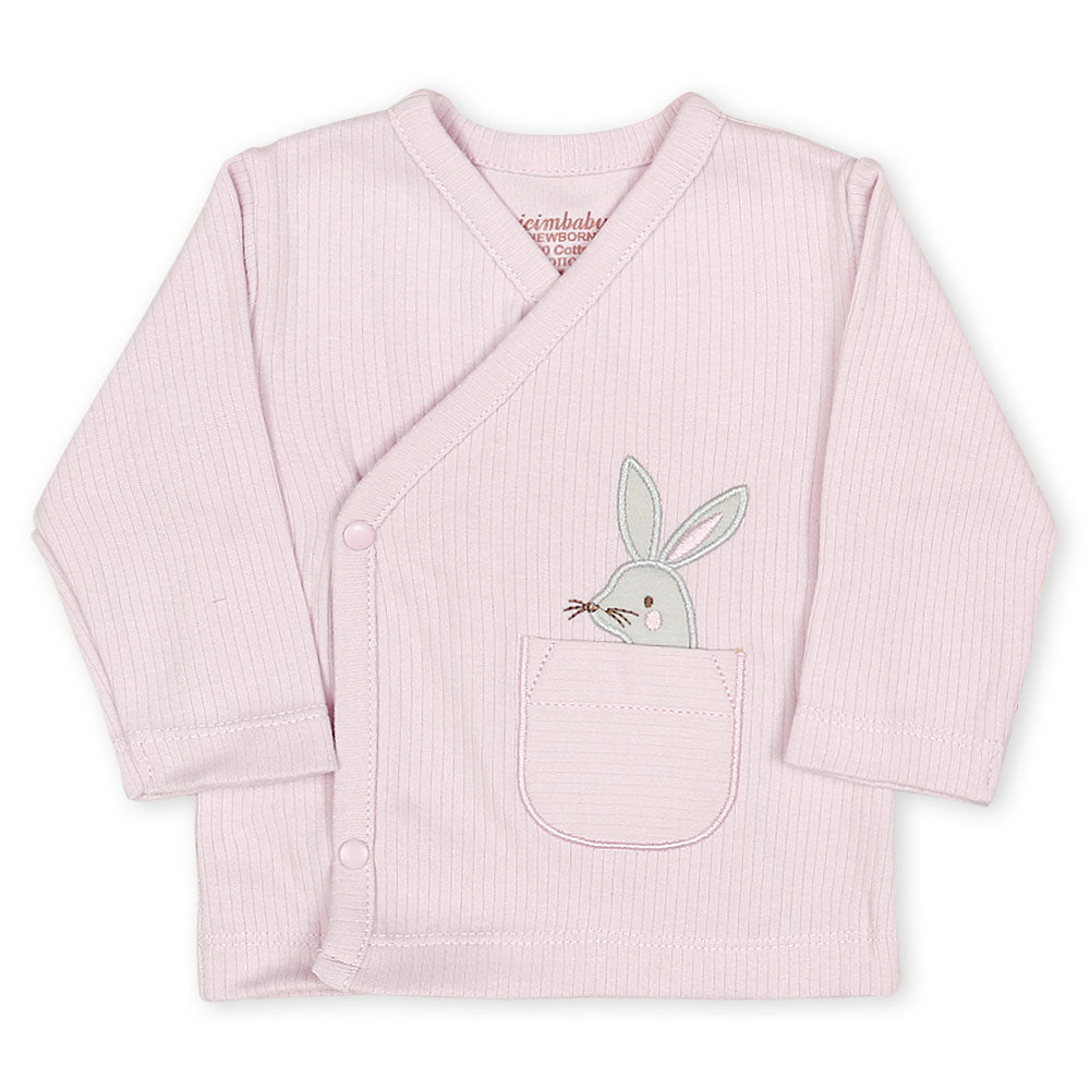 BABY GIRL GIFT SET FOXY PINK LINED BUNNY