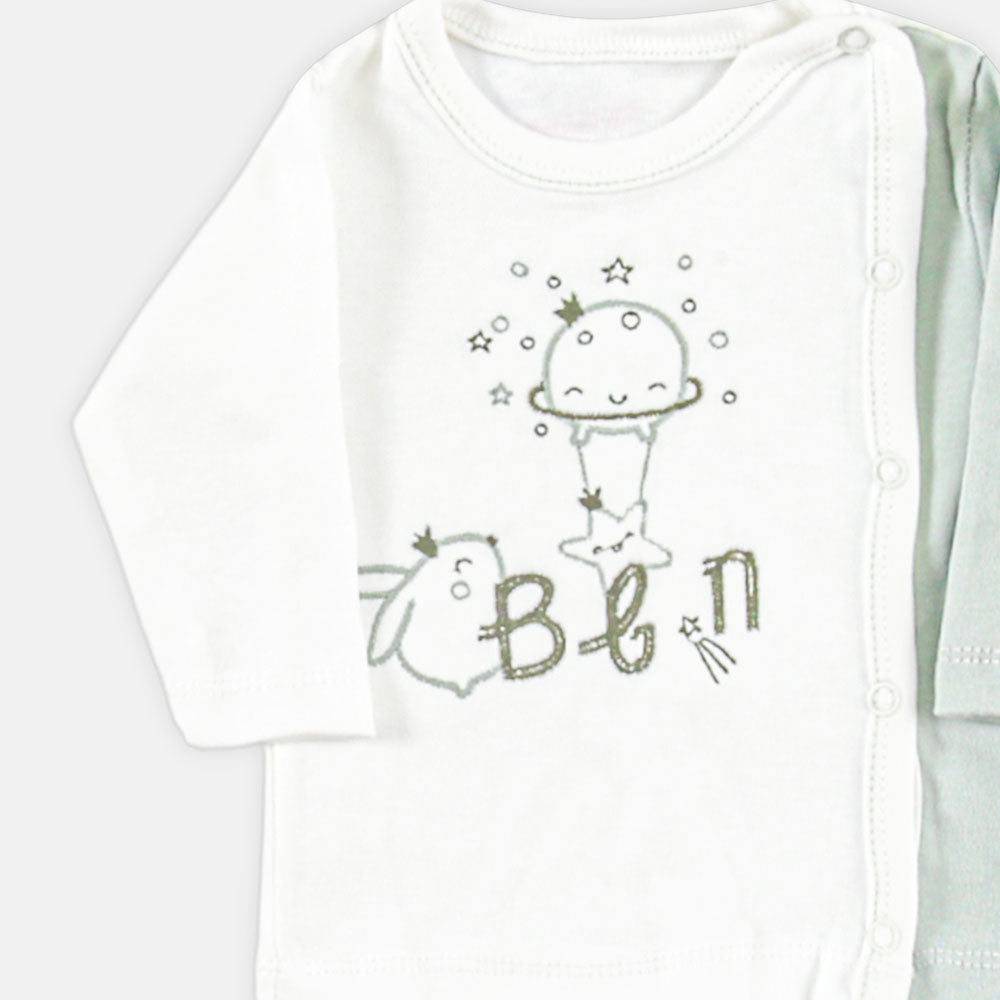 NEW BORN SUIT BOYS SPACE FRIENDS