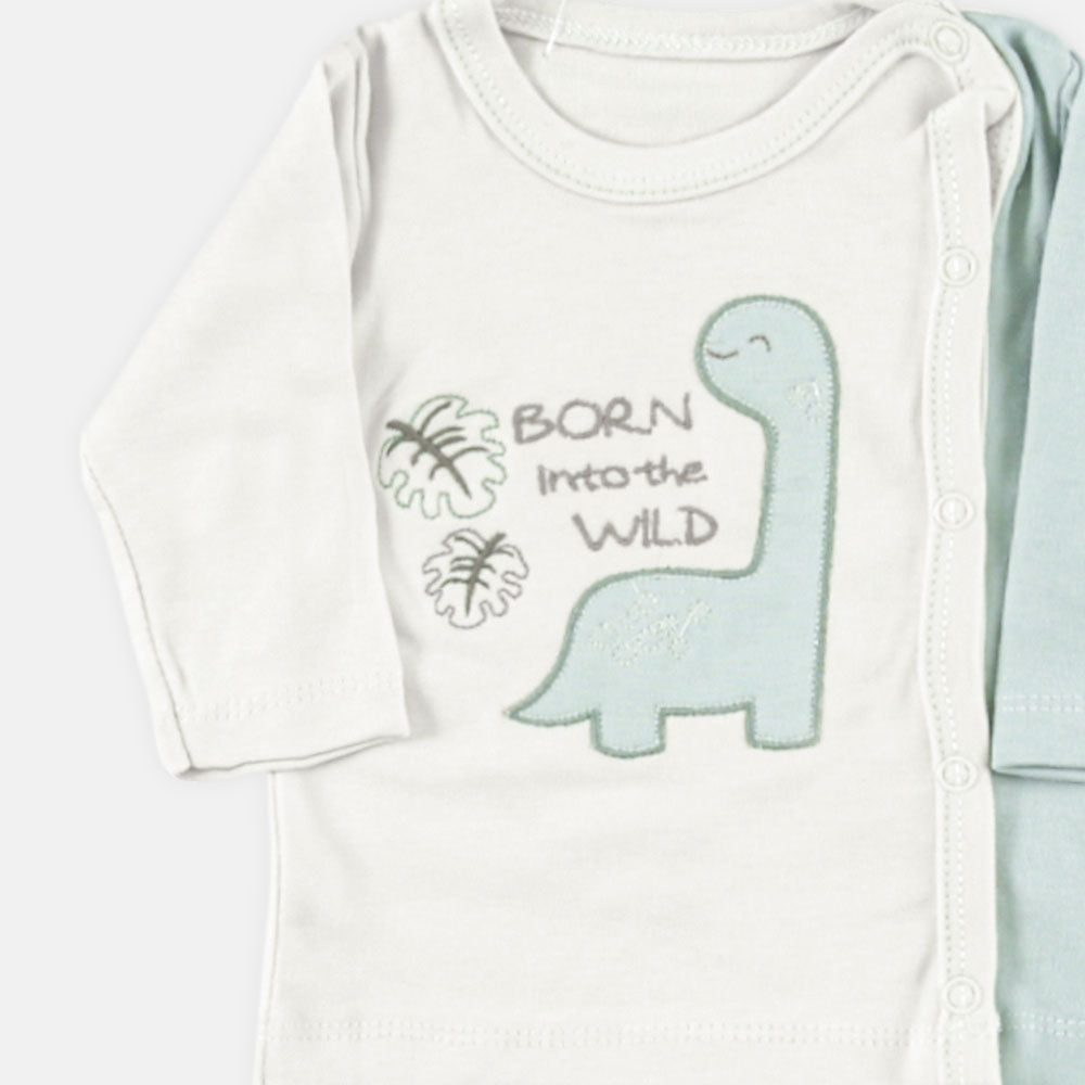 NEW BORN SUIT BOYS WILD DINO