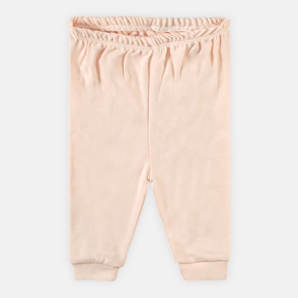 NEW BORN SUIT GIRLS PEACH HOOP FRIENDS