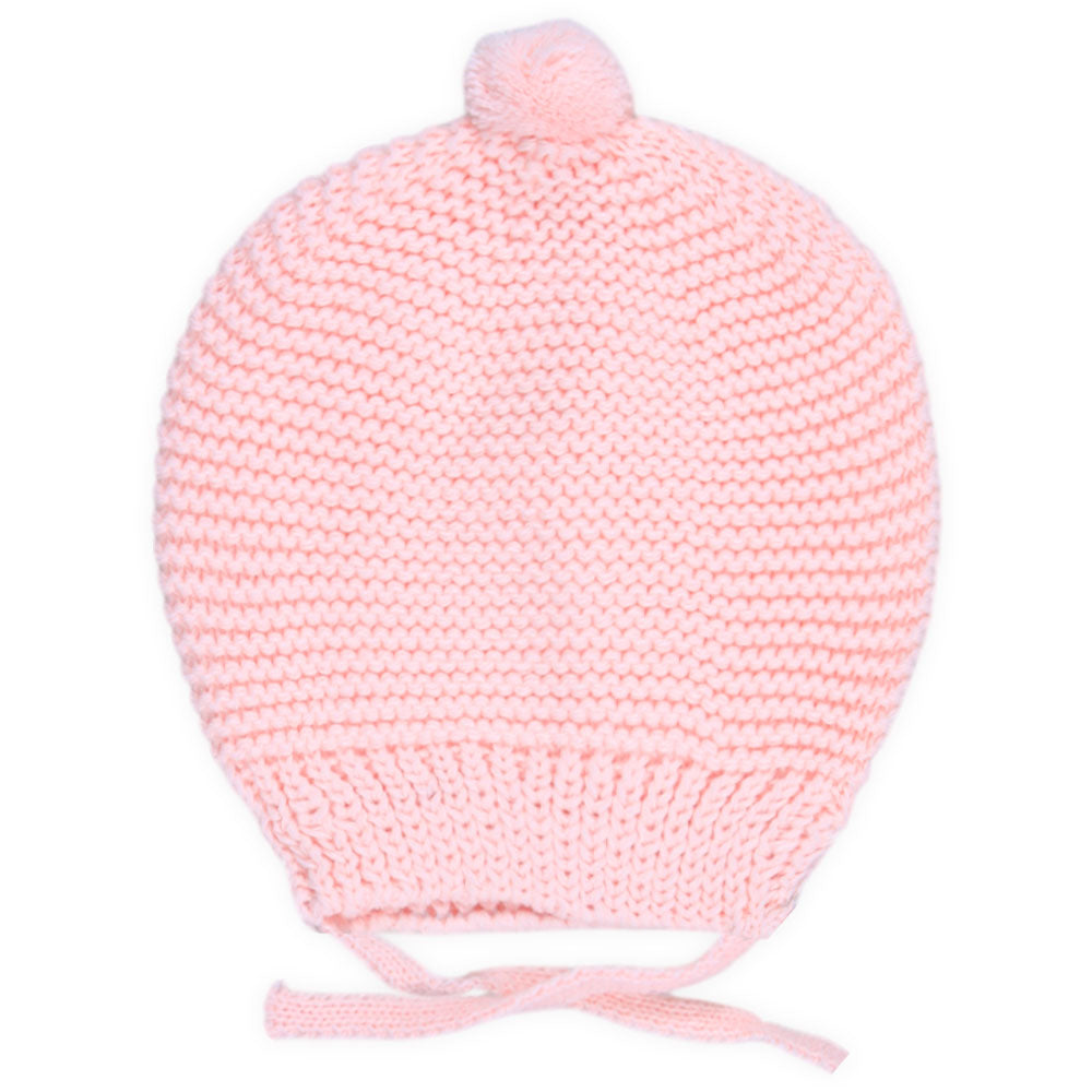 BABY WOOLEN CAP PEACH