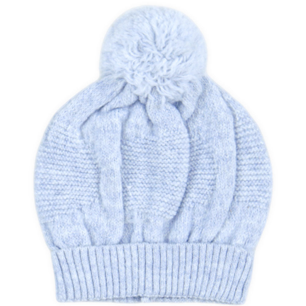 BABY WOOLEN CAP LIGHT BLUE