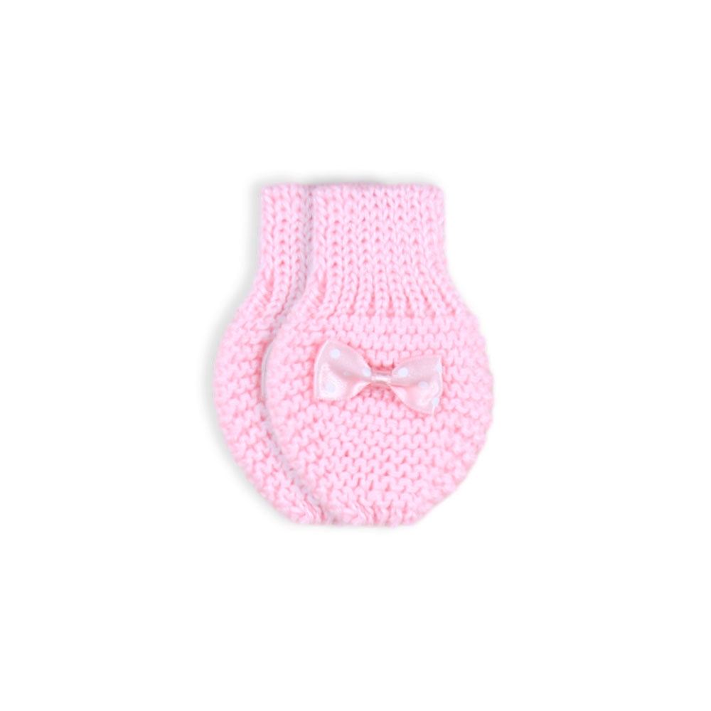 BABY WOOLEN CAP SET PINK