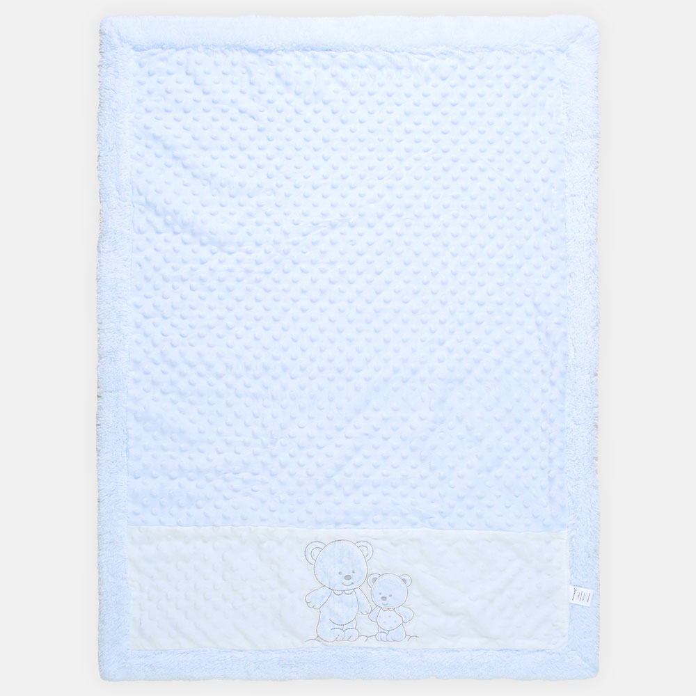 BLANKET LIGHT BLUE BABY BEAR
