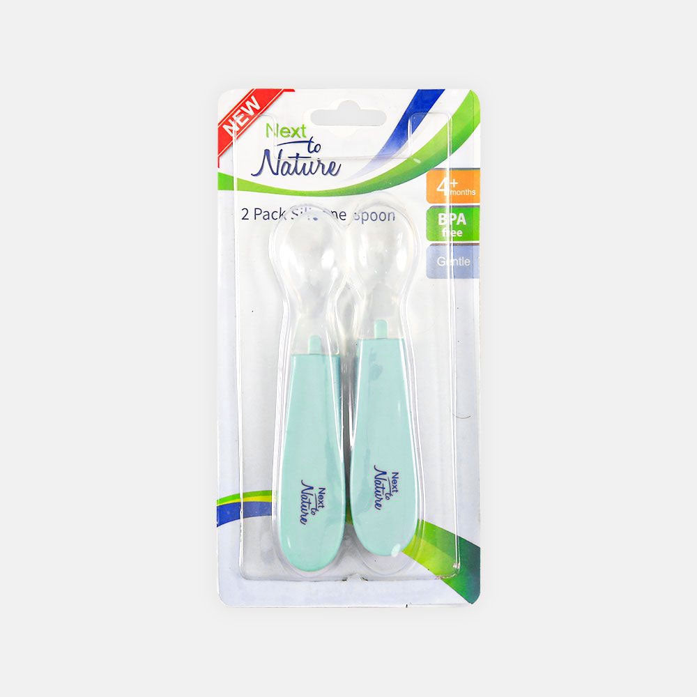 SILICONE SPOON PK-2 BLUE