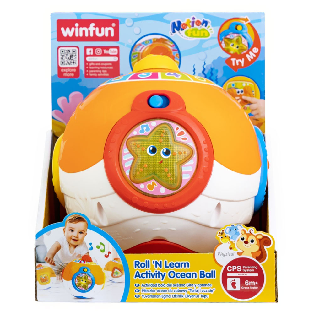 ROLL AND LEARN ACTIVITY BALL