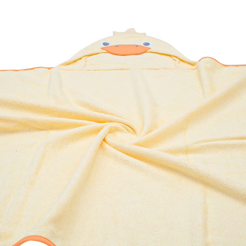 BATH TOWEL YELLOW DUCK HOODED UNISEX