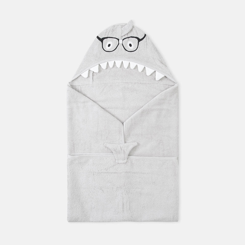 BATH TOWEL GREY SHARK