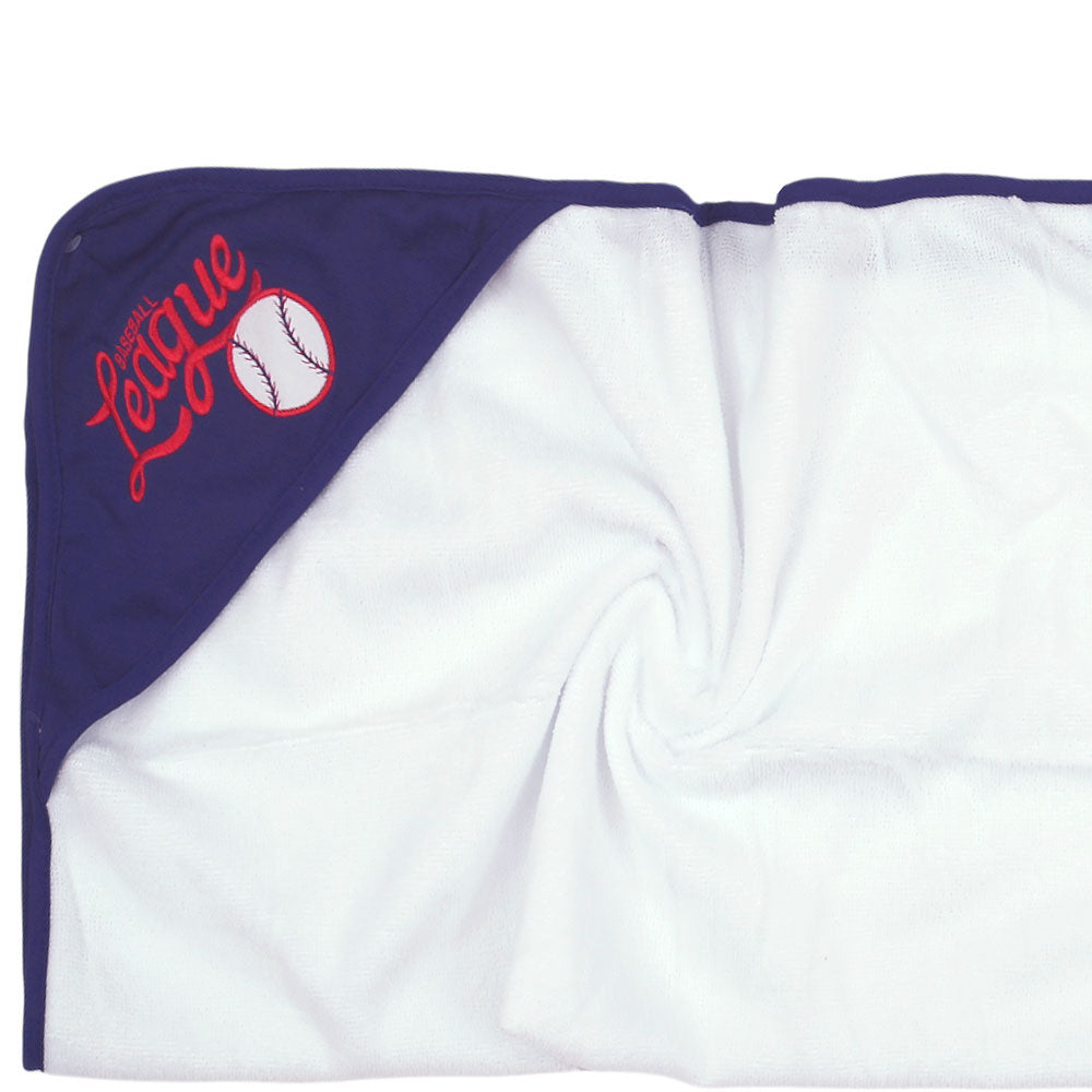 BATH TOWEL PK-3 & FACE TOWEL PK-3 BASEBALL LEAGUE