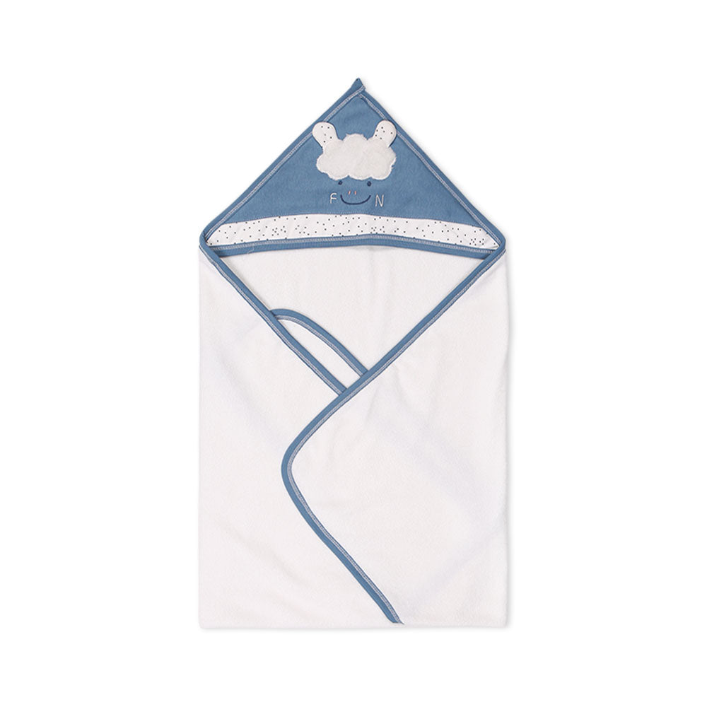 BATH TOWEL STONE BLUE FUNNY SHEEP HOODED