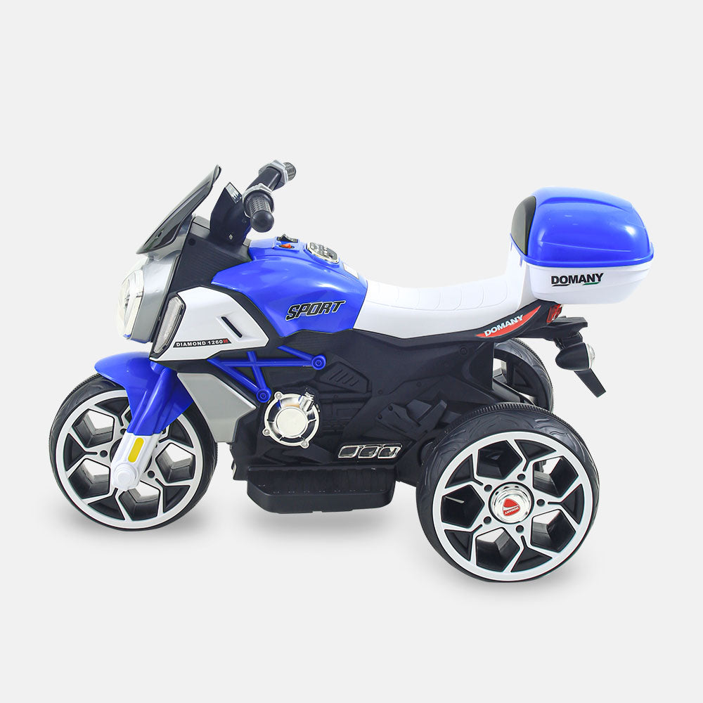 BLUE SPORTY 3-WHEEL BATTERY BIKE