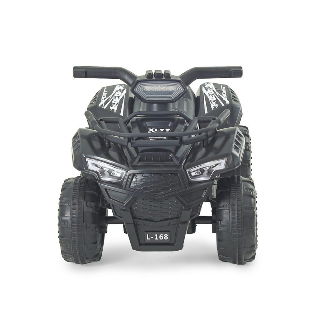 RUGGED BLACK ELECTRIC ADVENTURE QUAD BATTERY BIKE