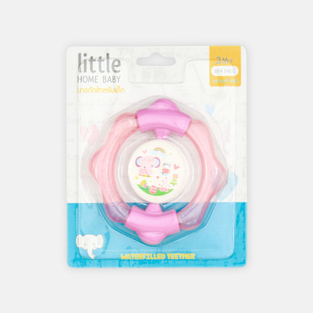 TEETHER PINK ELEPHANT ZOO