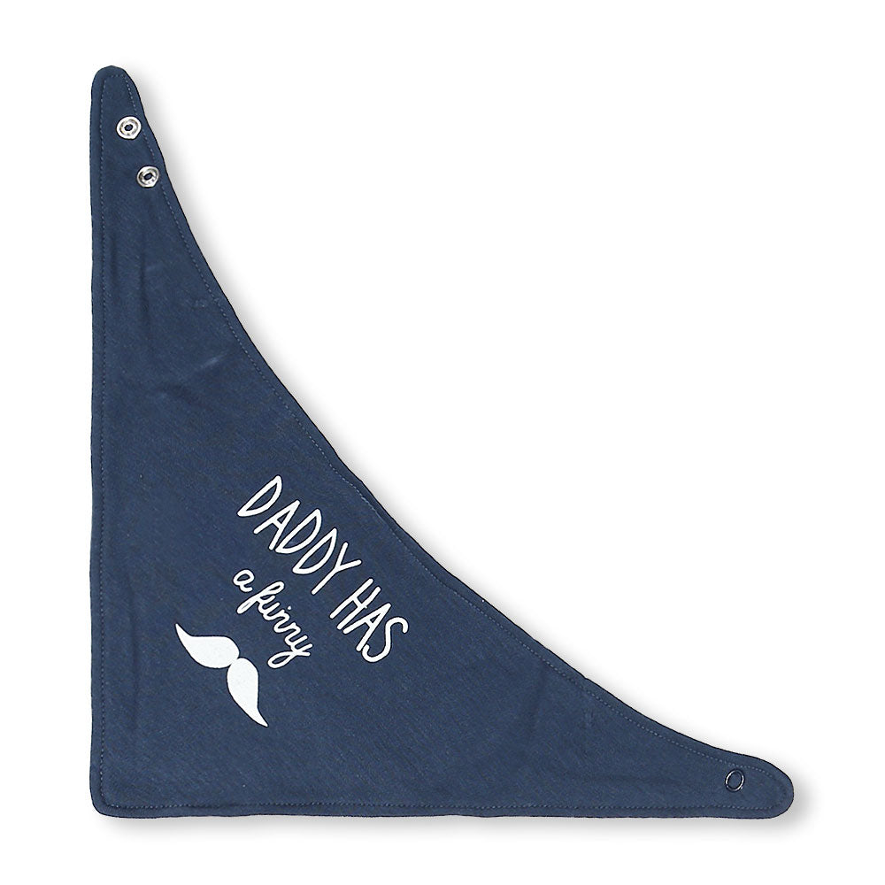 BIBS BANDANA PK-3 BLACK STRIPES FUNNY MUSTACHE