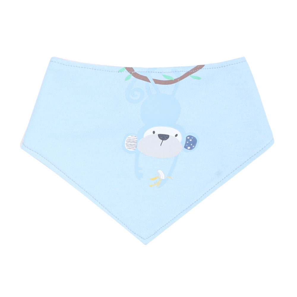BIBS BANDANA PK-3 BLUE MONKEY