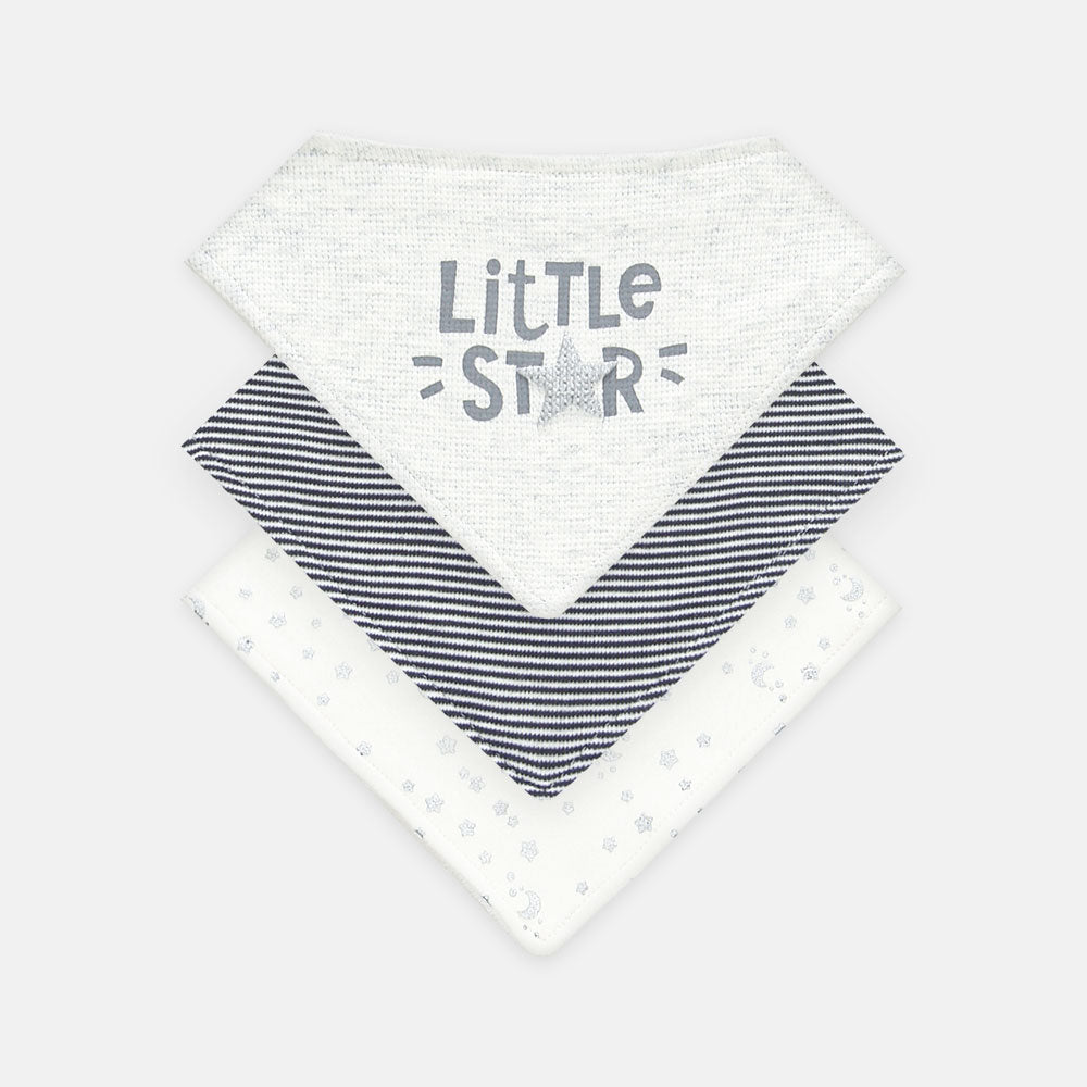 BIBS BANDANA PK-3 LITTLE STAR
