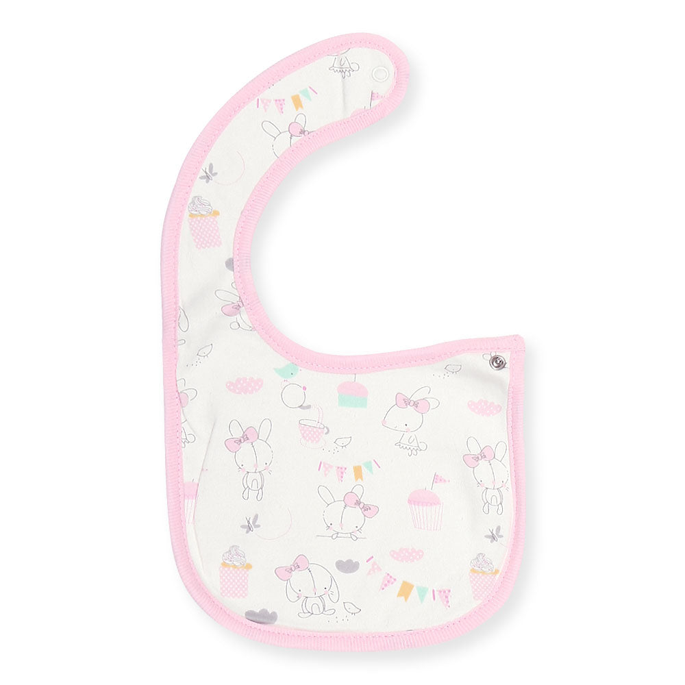 BIBS PK-2 PINK CUPCAKES & BUNNY