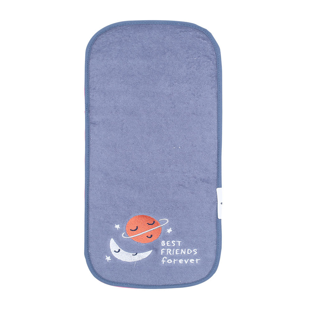 BURP CLOTH PK-3 BLUE BEST FRIEND FOREVER BOY