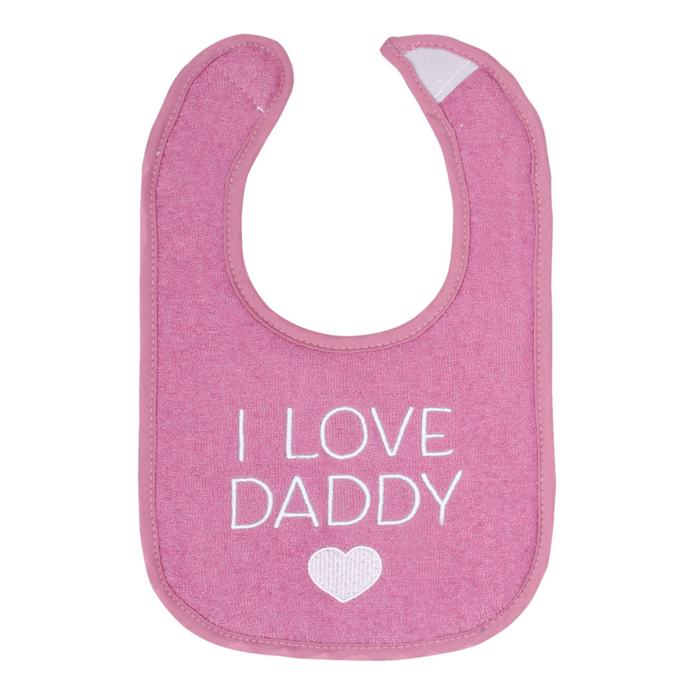 BIBS PK-3 PINK I LOVE DADDY