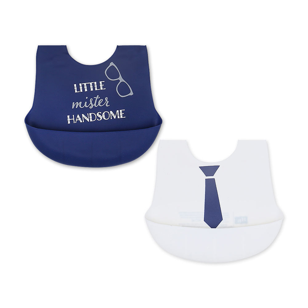 BIB PK-2 SILICONE BLUE MISTER HANDSOME