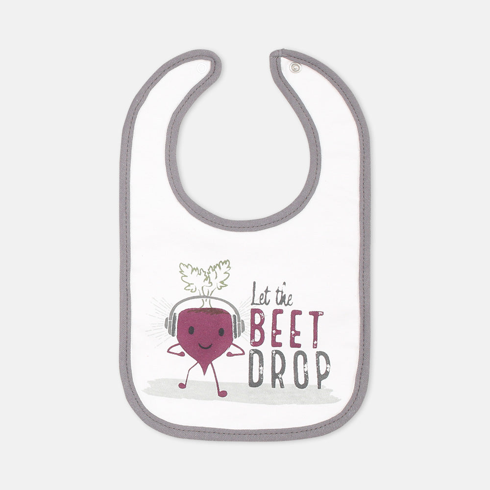 BIBS PK-3 WITH 2 BOOTIES LET THE BEET DROP