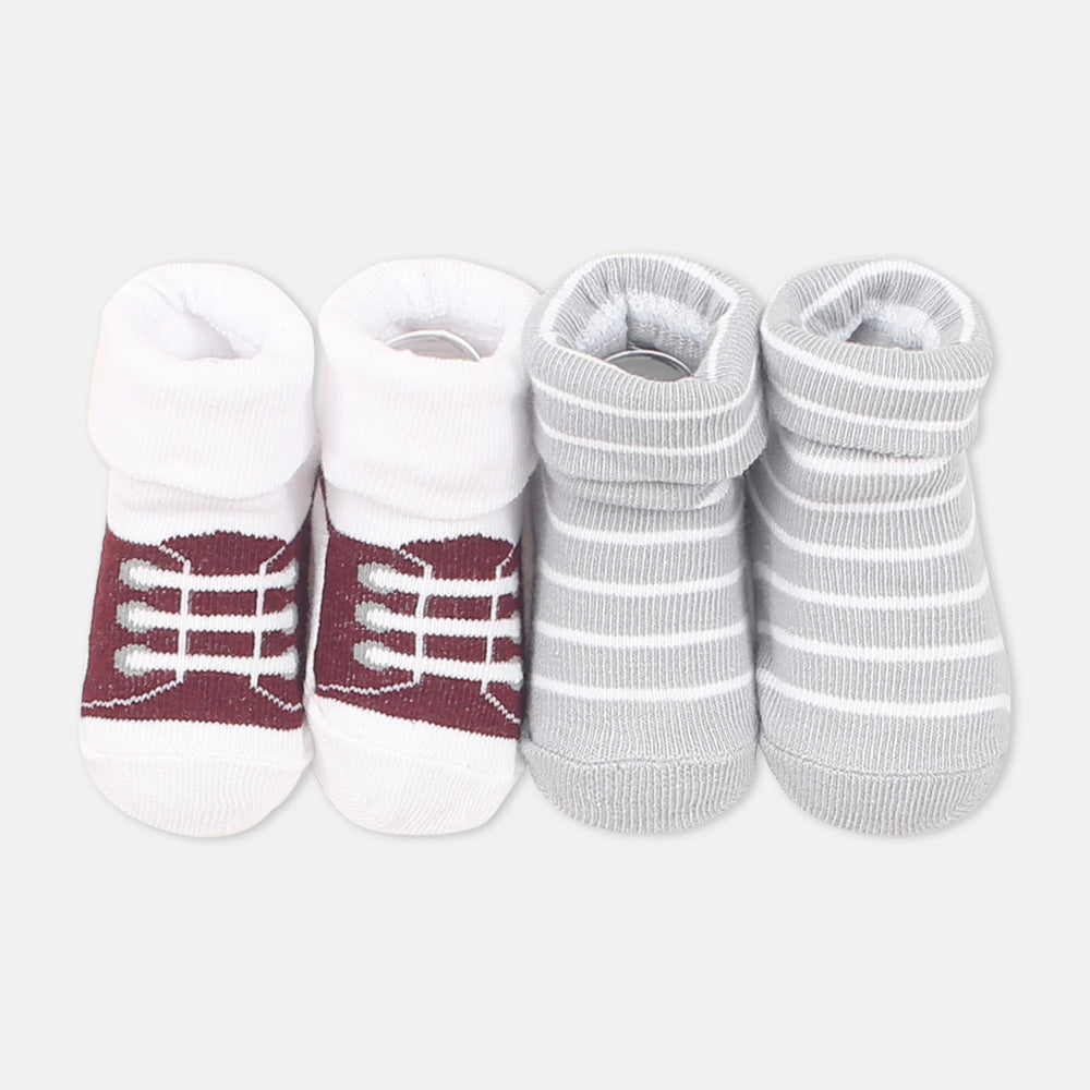 BIBS PK-3 WITH 2 BOOTIES LET THE BEET DROP