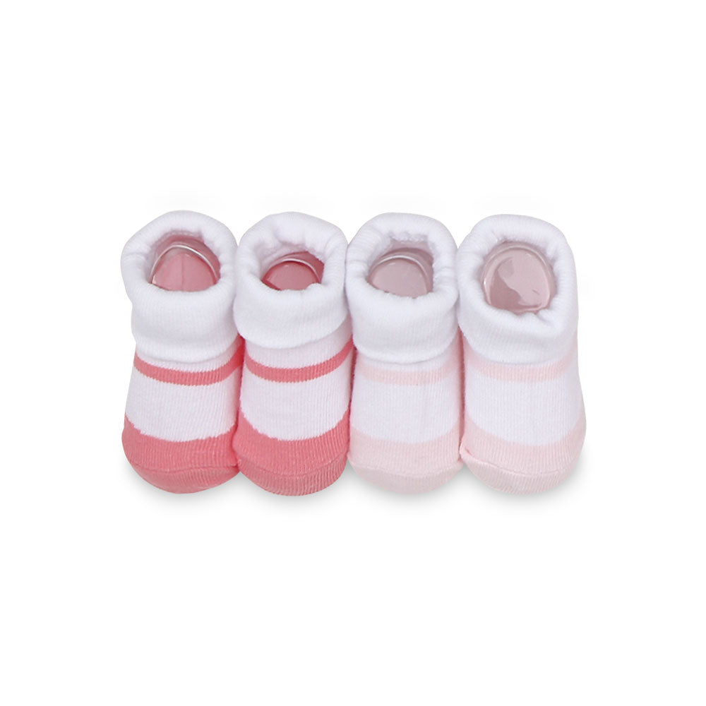 BIBS PK-3 & 2 BOOTIES PINK MOMMY BESTIE