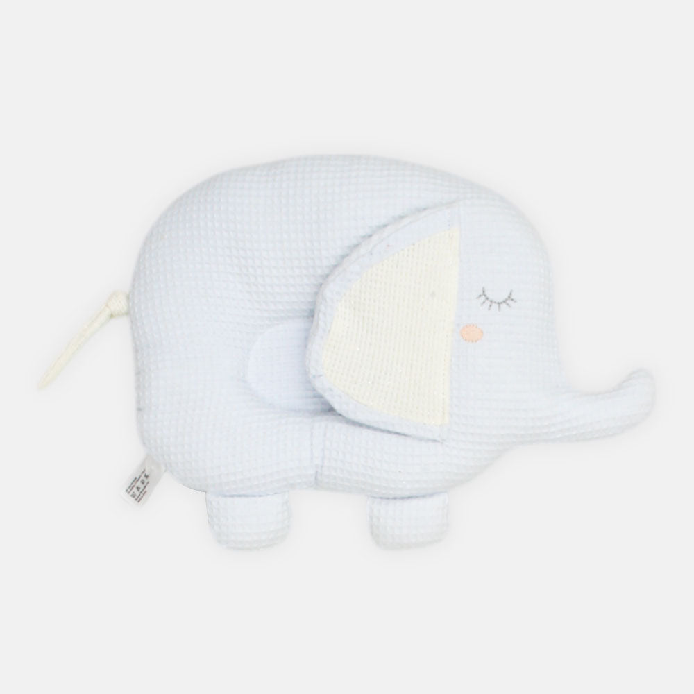 PILLOW W/WRAPING SHEET BLUE ELEPHANT