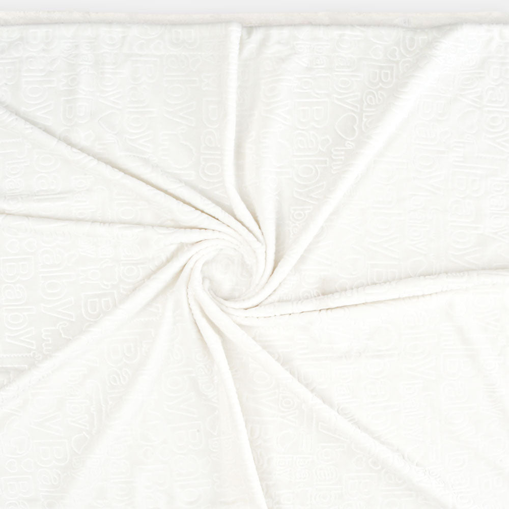 BLANKET VELVETY WHITE