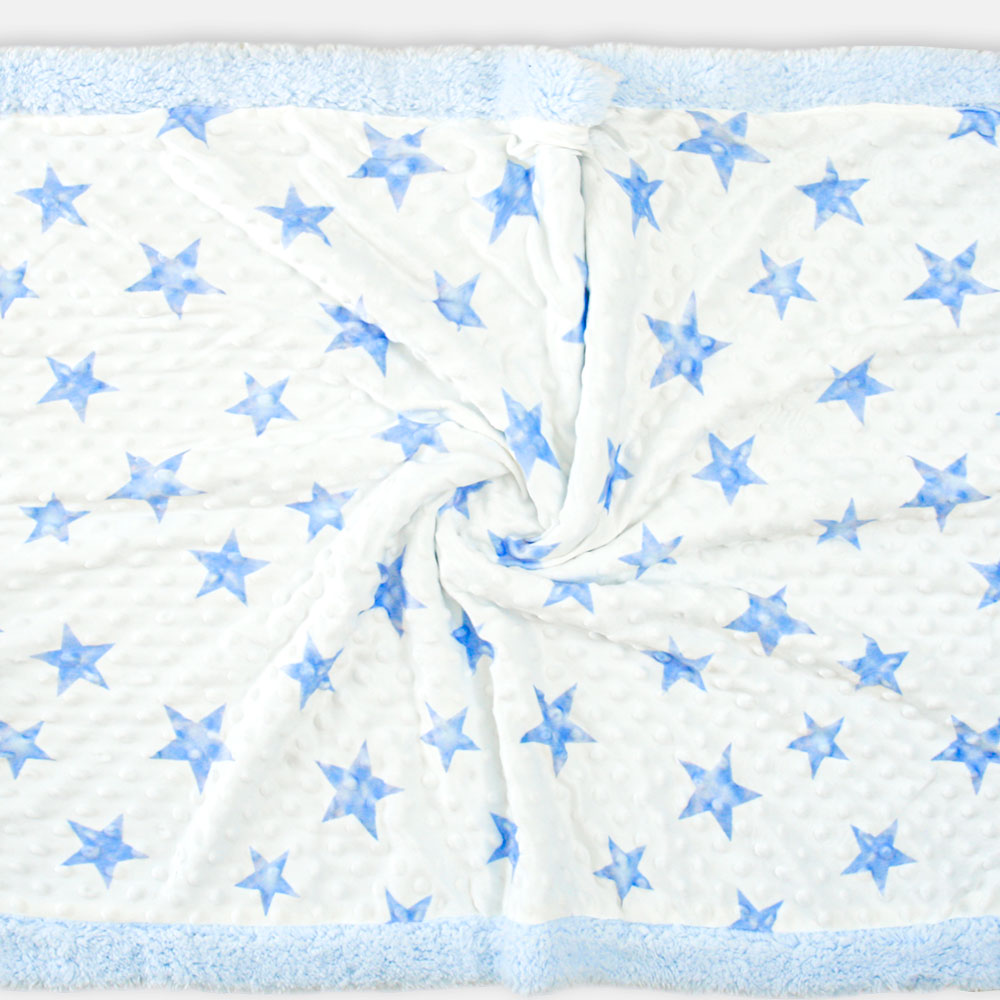 BLANKET STAR EMBOSSED