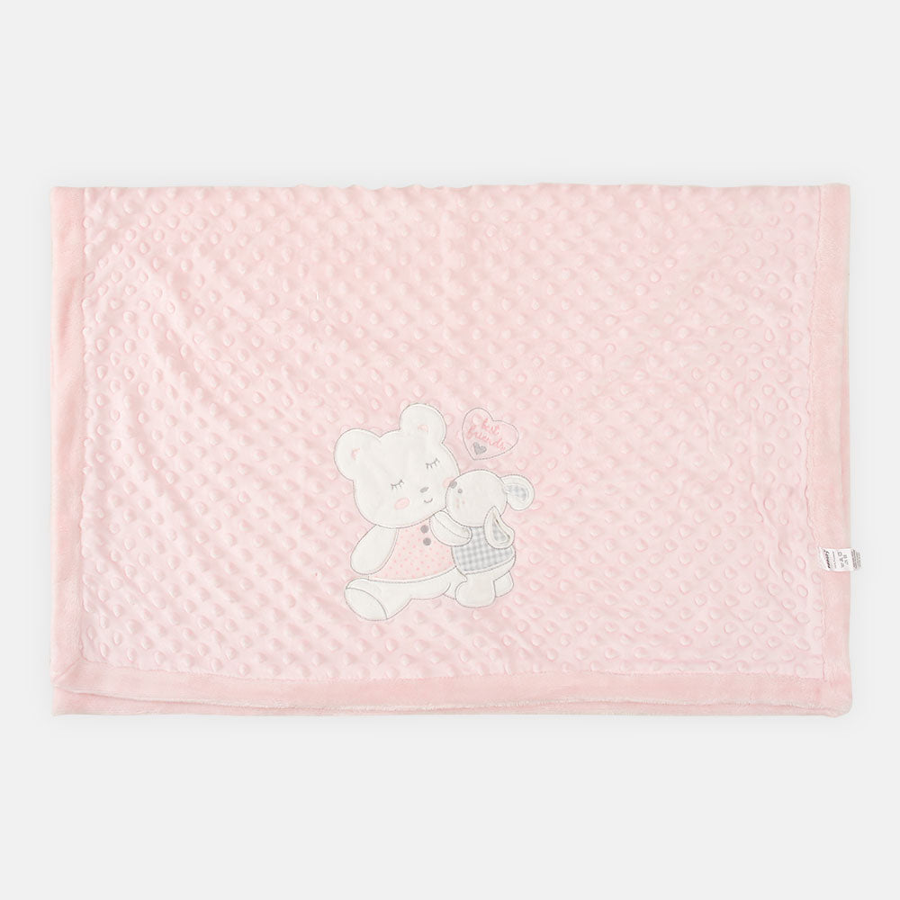 BLANKET PINK BEAR
