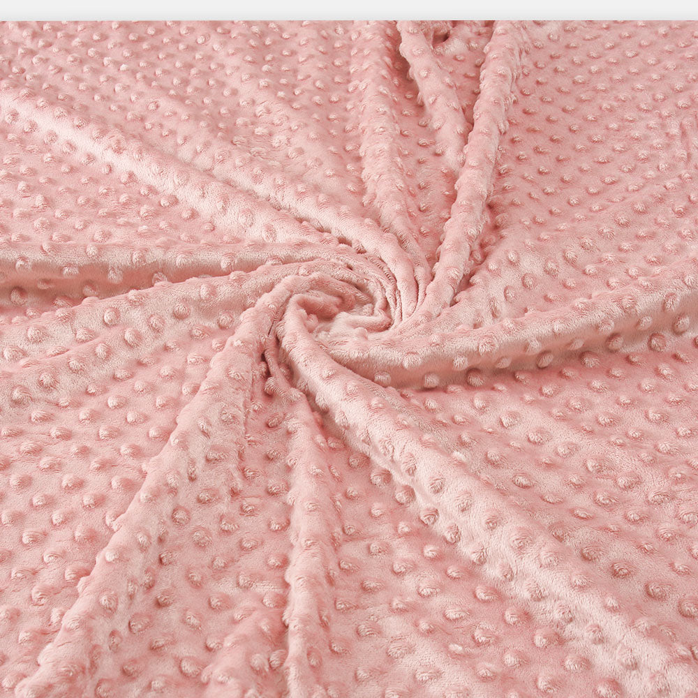BLANKET DUSTY PINK DOTTED