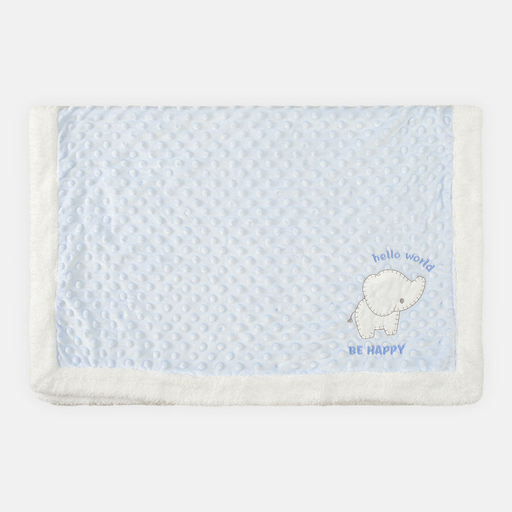 BLANKET SKY BLUE ELEPHANT