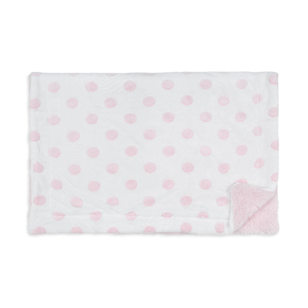 PINK FLUFFY PLUSH GIRLS BLANKET