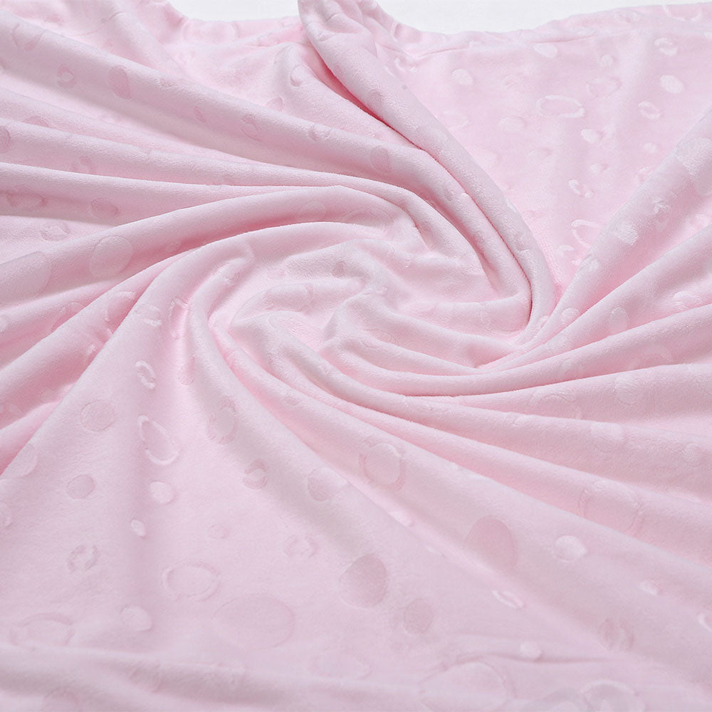 PINK PLUSH GIRLS BLANKET