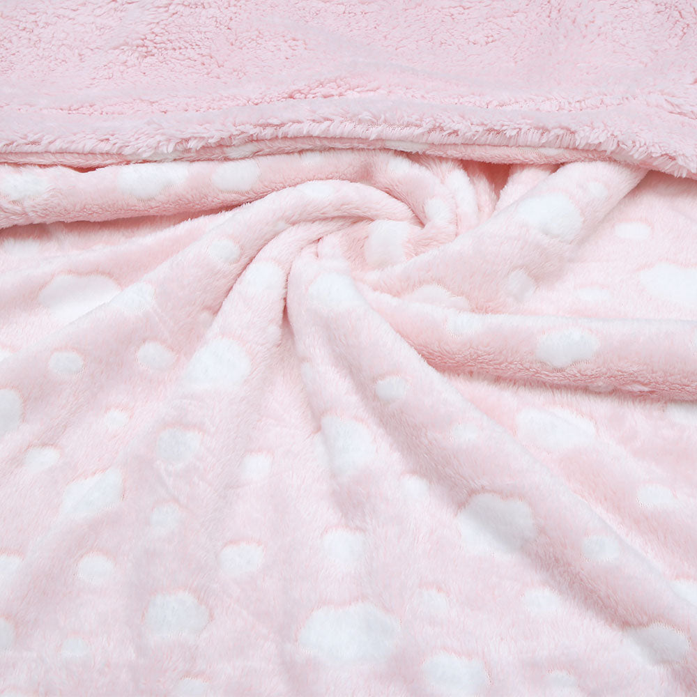 BLANKET PINK CLOUDS FLEECE