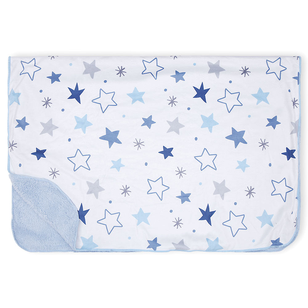 BLANKET BLUE STARS FLEECE
