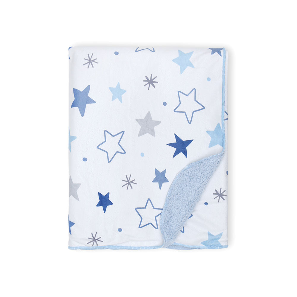 BLANKET BLUE STARS FLEECE