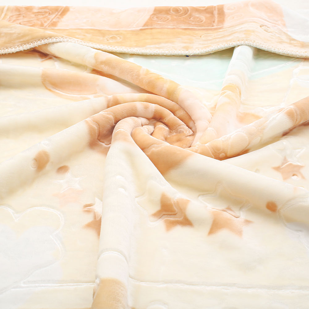 BLANKET BROWN PRINTED