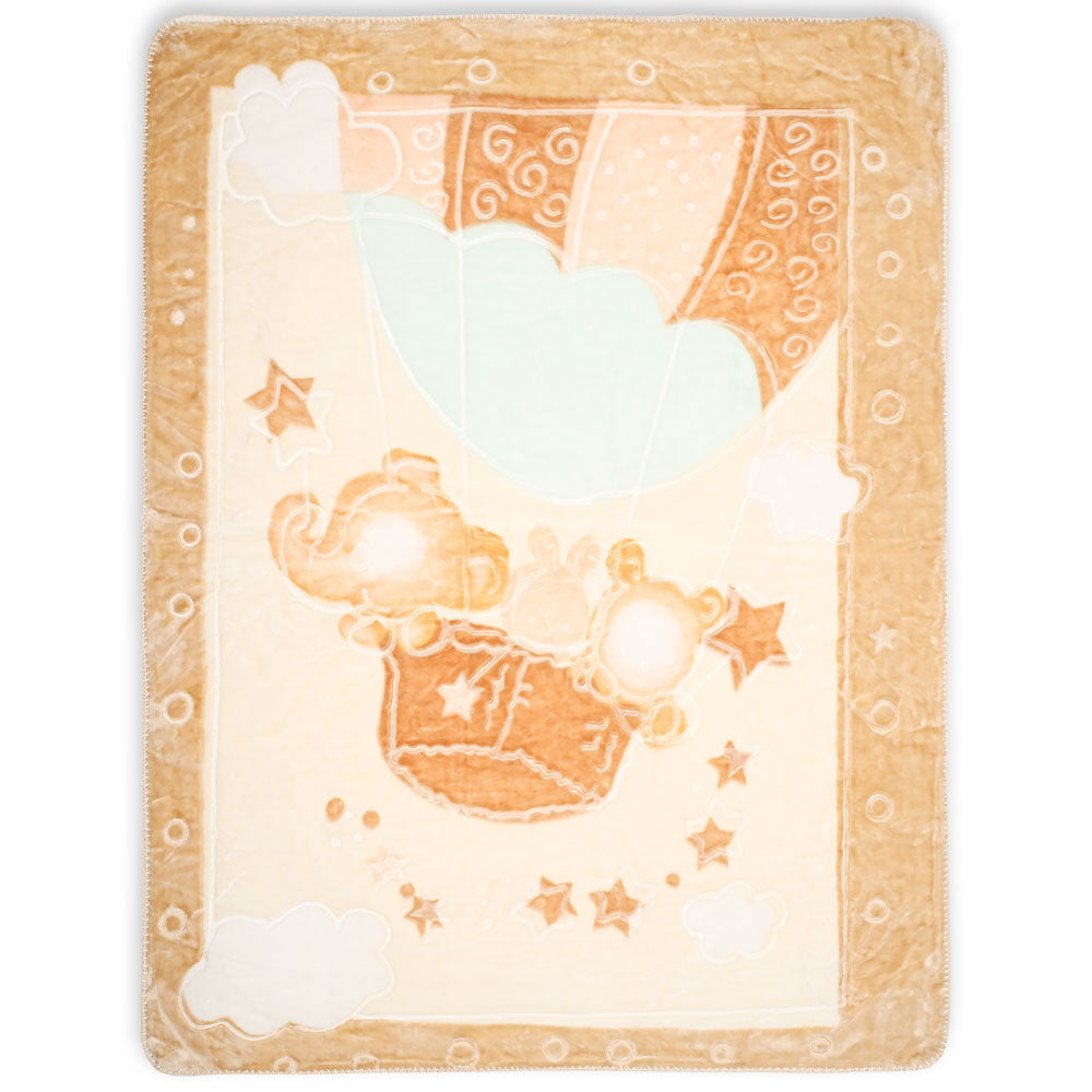 BLANKET BROWN PRINTED