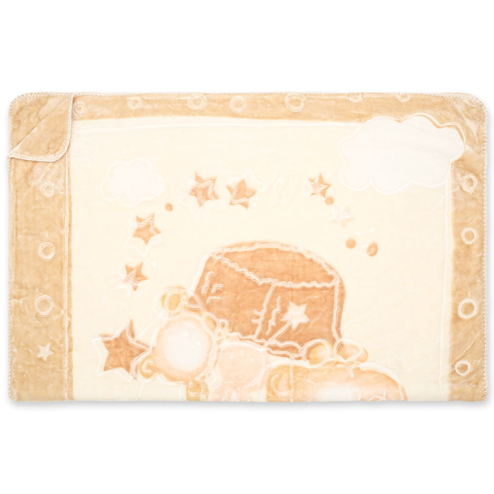 BLANKET BROWN PRINTED