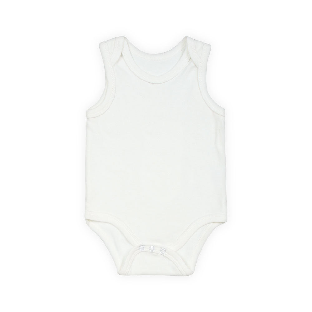 BODY SUIT WHITE PK-3 SLEEVE LESS