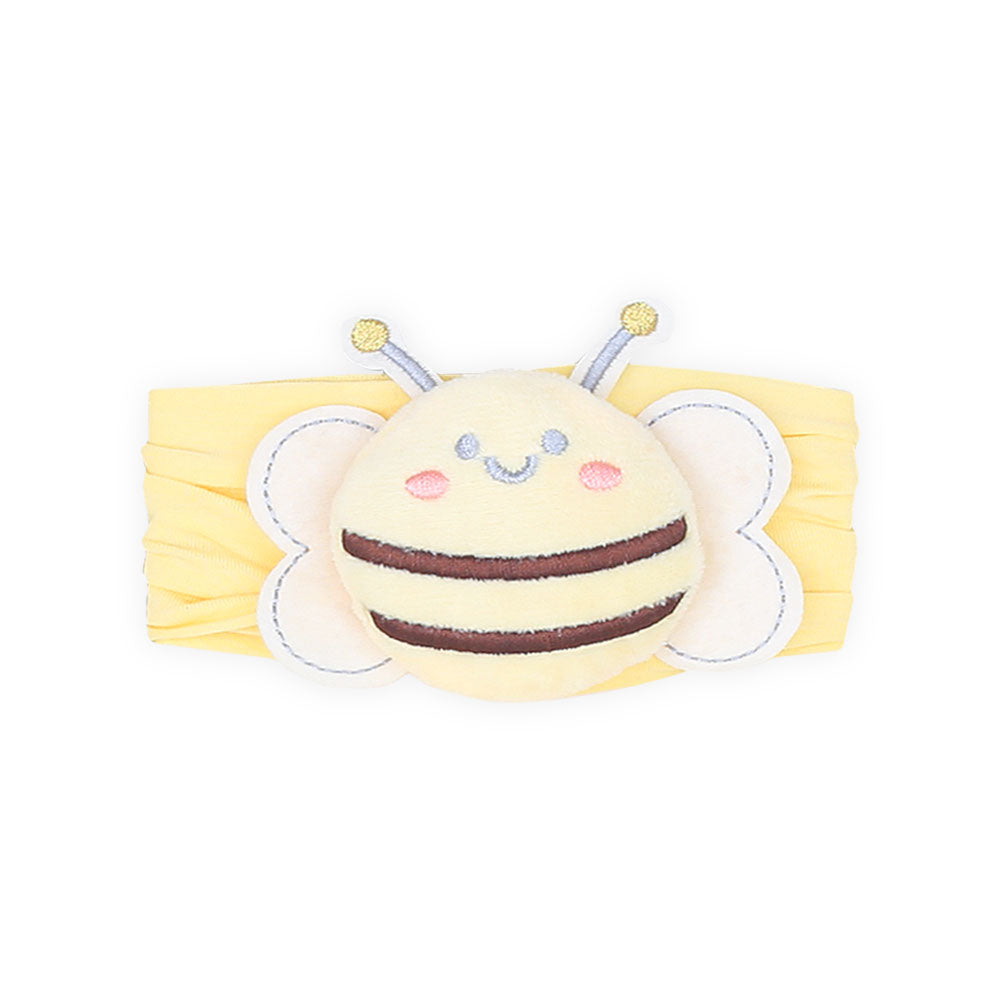 BOOTIES & HAIR BAND YELLOW BEE