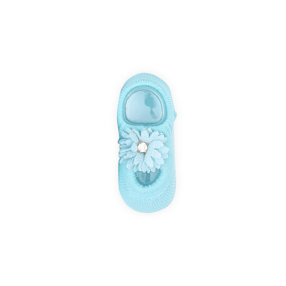 BOOTIES & HEADBAND SET SEA GREEN FLORAL